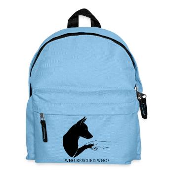 Amour de sauvetage de chien - Sac à dos Enfant - bleu clair - Devant