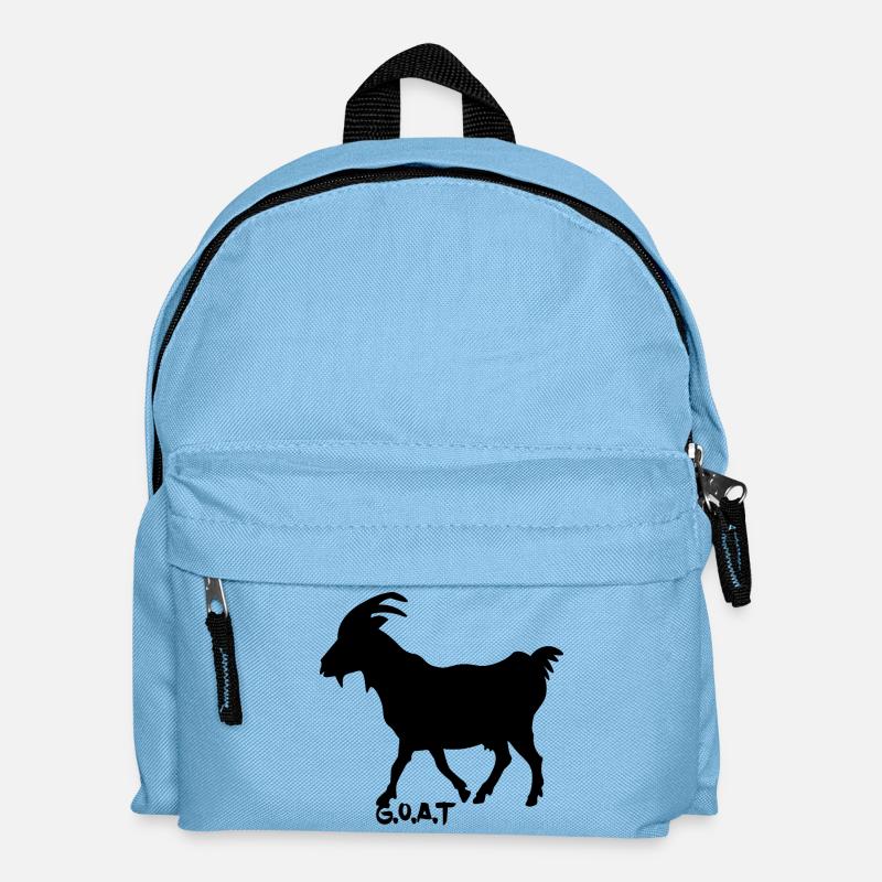 G.O.A.T. schwarz - Kinder Rucksack - Hellblau