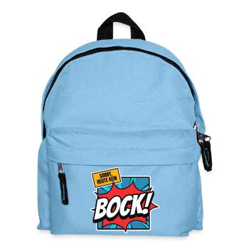 Sorry, heute kein Bock! - Kinder Rucksack - Hellblau - Vorne