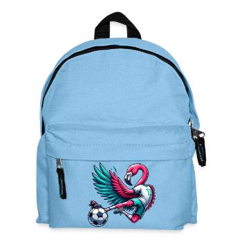 Flamingo Footballer 11 Coup de pied acrobatique - Sac à dos Enfant - bleu clair - Devant