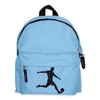 Soccer Design Player Soccer - Kids' Backpack - light blue - Front