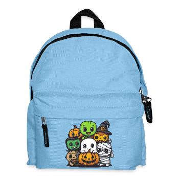 Bande dessinée Halloween Party Trick Or Treat - Sac à dos Enfant - bleu clair - Devant