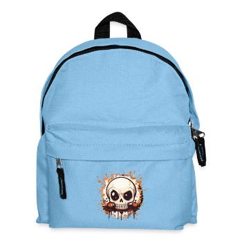 Éclaboussure de crâne de citrouille - Sac à dos Enfant - bleu clair - Devant