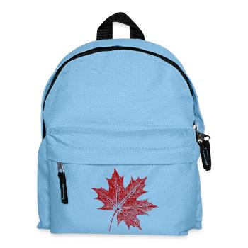 Maple leaf - Kids' Backpack - light blue - Front