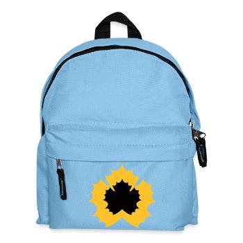 Skellefteå jaune-noir - Sac à dos Enfant - bleu clair - Devant