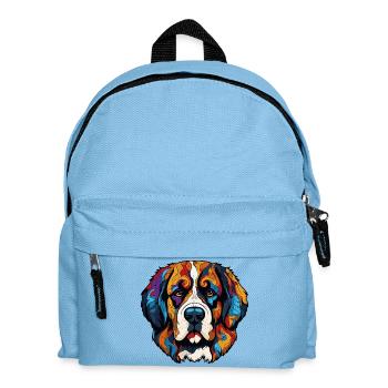 Dog Comic - Kids' Backpack - light blue - Front