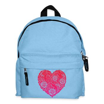 Cœur Dragons Romantiques Amour - Sac à dos Enfant - bleu clair - Devant