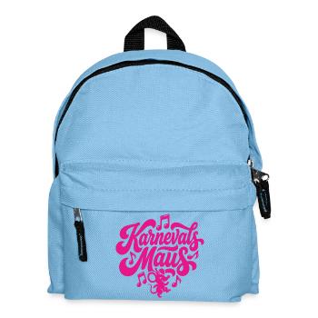 Karnevals Maus Karnevalsmaus Karneval Party Tanzen - Kinder Rucksack - Hellblau - Vorne