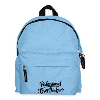 professional overthinker - Kids' Backpack - light blue - Front