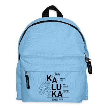 KALUKA_Club_Zahnraeder - Sac à dos Enfant - bleu clair - Devant