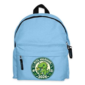 Kita Abgänger 2026 Kinder Lustig - Kinder Rucksack - Hellblau - Vorne
