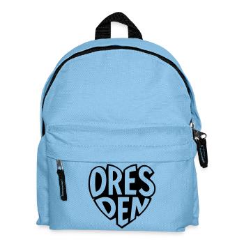 Stylish Dresden Typo - Kids' Backpack - light blue - Front