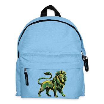 Lion Roots Reggae - Kids' Backpack - light blue - Front