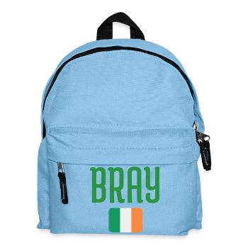 Drapeau d’Irlande de Bray - Sac à dos Enfant - bleu clair - Devant