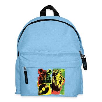 Roots Reggae Soundsystem - Kids' Backpack - light blue - Front