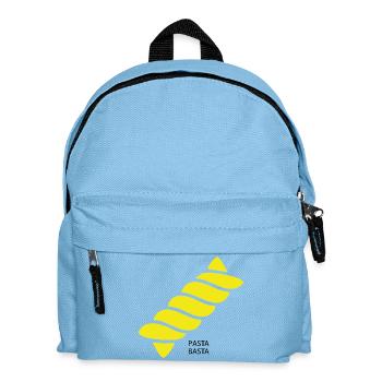 Pasta Basta - Kinder Rucksack - Hellblau - Vorne