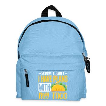 Taco About a Party Tacos - Kids' Backpack - light blue - Front