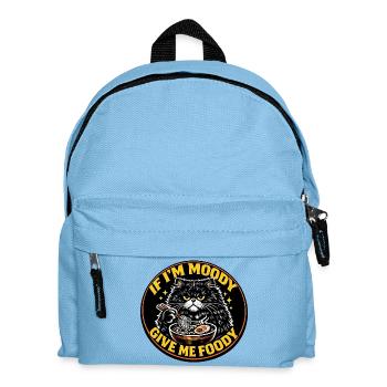 Mood Cat Ramen Dit Cadeau de la nourriture - Sac à dos Enfant - bleu clair - Devant