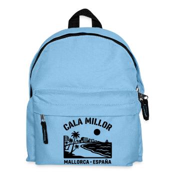 cala millor Mallorca - Kinder Rucksack - Hellblau - Vorne