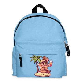 Elephant Summer Palm Tree - Kids' Backpack - light blue - Front