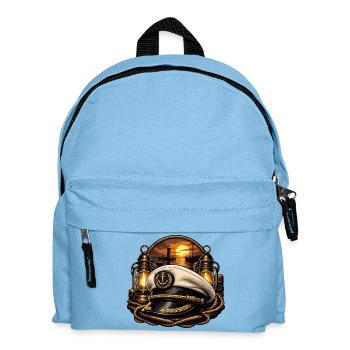 Chapeau de capitaine à la lumière du soir - Sac à dos Enfant - bleu clair - Devant