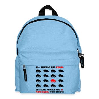 All animals are equal 2 - Kids' Backpack - light blue - Front