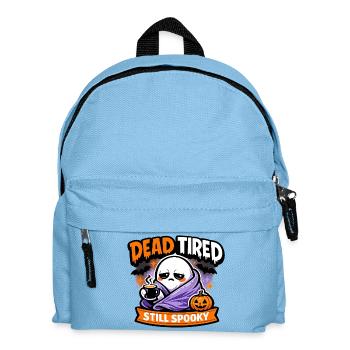 Dead Tired Still Spooky - Kids' Backpack - light blue - Front