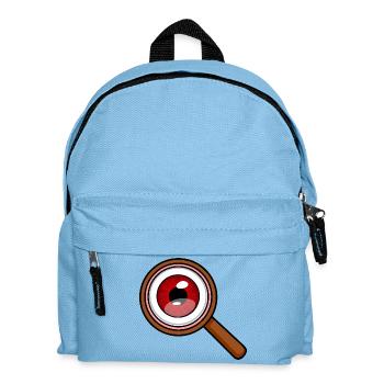 Rotauge-Lupe - Kinder Rucksack - Hellblau - Vorne
