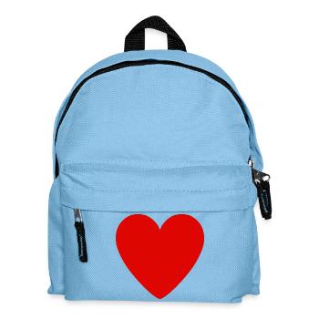 Crimson Heart Emblem - Kinder Rucksack - Hellblau - Vorne