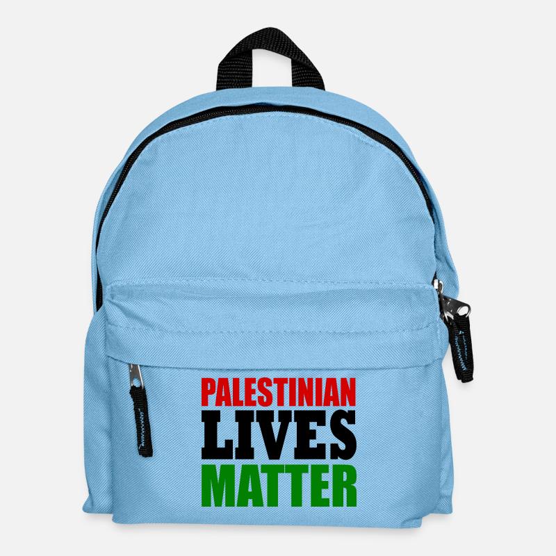 palestinian lives matter - Kinder Rucksack - Hellblau