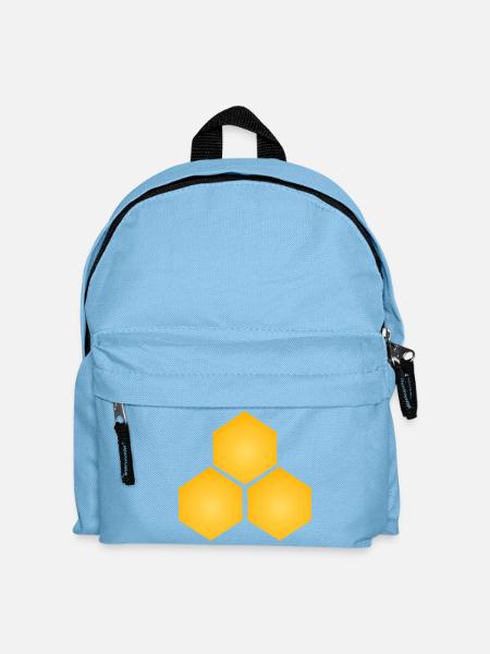 3'er Wabe - Kinder Rucksack - Hellblau