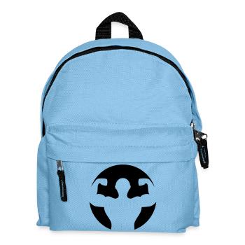 Bodybuilding Muskelprotz - Kinder Rucksack - Hellblau - Vorne