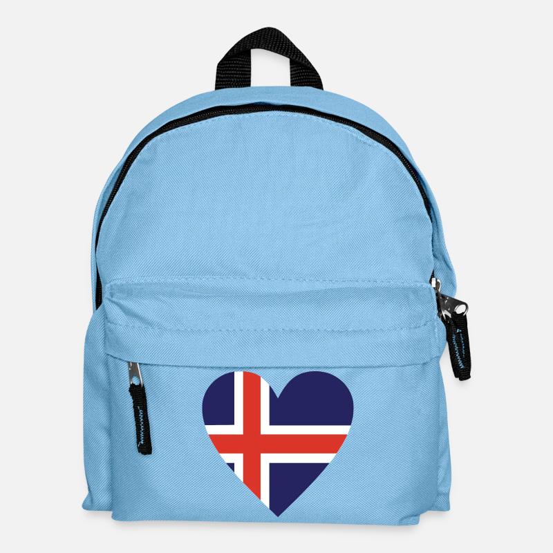 Iceland - Kids' Backpack - light blue