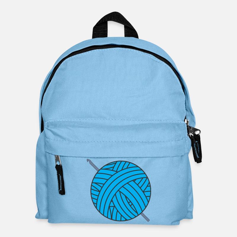 Häkeln - Kinder Rucksack - Hellblau