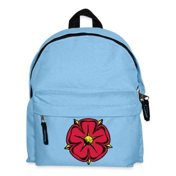 Lippische Rose - Kinder Rucksack - Hellblau - Vorne