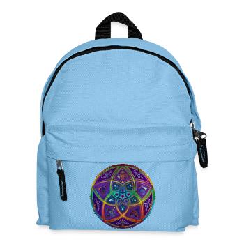 Venusblume / Blume der Liebe - fineART - Oriental - Kinder Rucksack - Hellblau - Vorne
