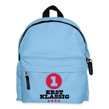 schoolchild sports einschulung - Kids' Backpack - light blue - Front