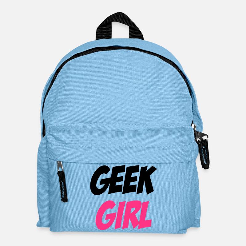 Geek Girl - Kids' Backpack - light blue