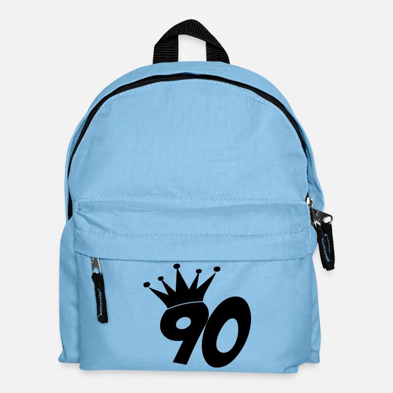 90 / geburtstag / Sport / birthday / neunzig - Kinder Rucksack - Hellblau