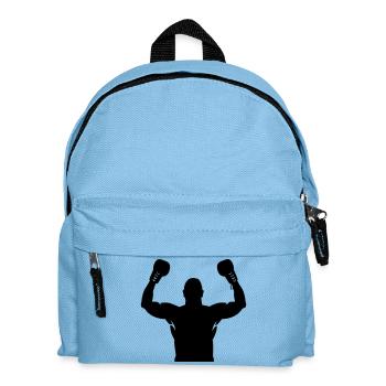 boxing - Kids' Backpack - light blue - Front