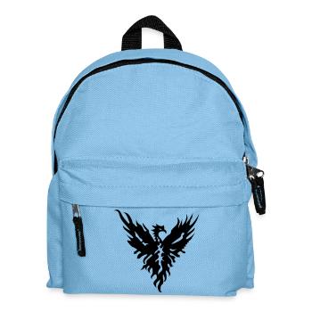 Symbole tribal du Phénix de force et de nouveaux départs - Sac à dos Enfant - bleu clair - Devant