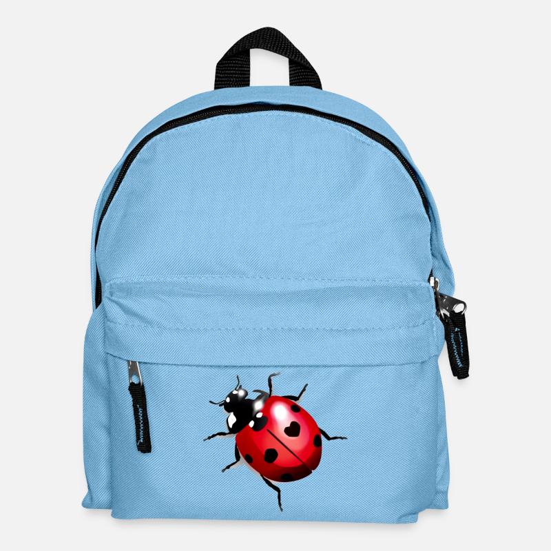 Marienkäfer - Kinder Rucksack - Hellblau