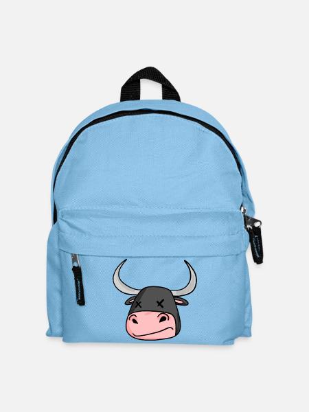 Taureau tête taureau - Sac à dos Enfant - bleu clair
