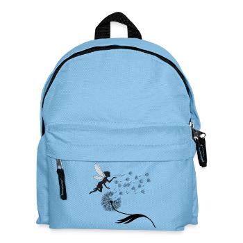 Fairy Flight Silhouette with Dust - Kids' Backpack - light blue - Front