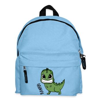 Bébé dinosaure en colère cadeau - Sac à dos Enfant - bleu clair - Devant