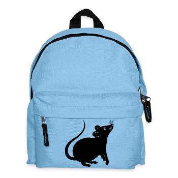 Ombre de rat figure année du rat - Sac à dos Enfant - bleu clair - Devant