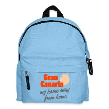 Gran Canaria ein zweites Zuhause - Kinder Rucksack - Hellblau - Vorne