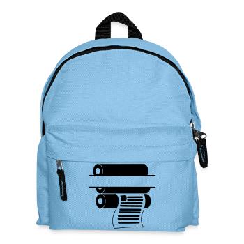 Logo drucken 2 - Kinder Rucksack - Hellblau - Vorne