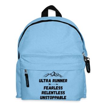 Ultra Runner - Fearless. Relentless. Unstoppable. - Kids' Backpack - light blue - Front