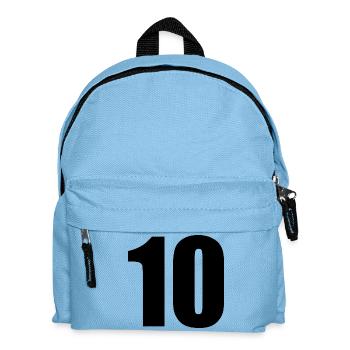 10 - Kids' Backpack - light blue - Front